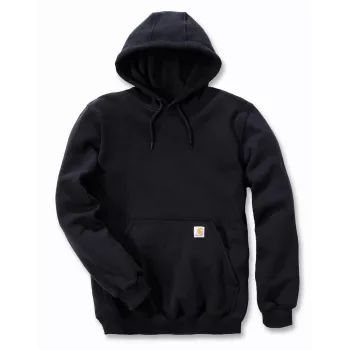 Carhartt Midweight Hoodie Black – Vyriškas vilnonis gobtuvas su pamušalu