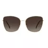 CAROLINA HERRERA HER0133S000 Moteriški Akiniai nuo Saulės - Juodas Acetato Rėmelis, Pilki Gradientiniai Lęšiai, 59mm