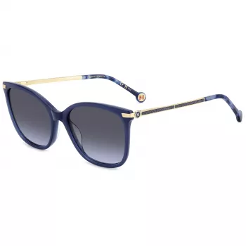 CAROLINA HERRERA HER0261GSPJP Moteriški akiniai nuo saulės - Havana Brown acetato rėmelis, rudi gradientiniai lęšiai, 55 mm