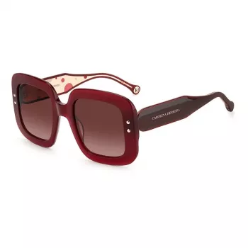 CAROLINA HERRERA Moteriški Akiniai nuo Saulės CH-0010-S-LHF Havana Acetatas Rudas Gradientas 52mm