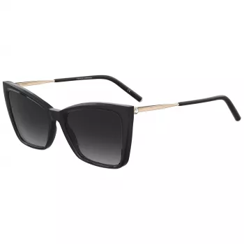 CAROLINA HERRERA Moteriški Akiniai nuo Saulės HER0180S2M2 - Havana Acetato Rėmelis, Rudas Gradientinis Lęšis, 57mm