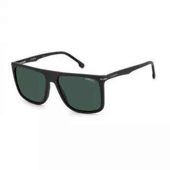 Carrera 278/S vyriški stačiakampiai akiniai nuo saulės 58mm – UV400, juodas rėmelis, pilki lęšiai