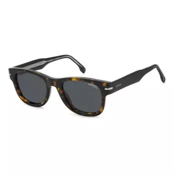CARRERA 330S/S 86 Vyriški Akiniai nuo Saulės – Juodas Propionato Rėmas, Pilki Polikarbonato Lęšiai 50/22/150 mm UV400