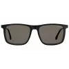 CARRERA Unisex Sunglasses 231-S-807-IR (55/18/145 mm) Juodas acetatinis rėmelis, pilkai sidabriniai veidrodiniai lęšiai