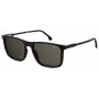 CARRERA Unisex Sunglasses 231-S-807-IR (55/18/145 mm) Juodas acetatinis rėmelis, pilkai sidabriniai veidrodiniai lęšiai