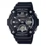 CASIO AEQ-120W-1A Vyriškas analoginis-skaitmeninis laikrodis, 53,3 mm, juoda derva