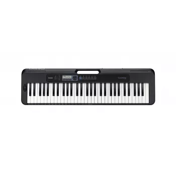 Casio CT-S300 61 klavišų nešiojama skaitmeninė klaviatūra - juoda ir balta