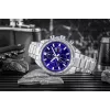 CASIO Edifice EFR-574D-2AVUEF Vyriškas Analoginis Kvarcinis Laikrodis, 42,3 mm, Mėlynas Ciferblatas, Nerūdijančio Plieno Apyrankė