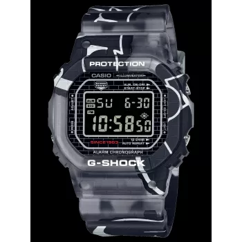 CASIO G-SHOCK DW-5000SS-1ER Vyrų Skaitmeninis Laikrodis 42,8 mm Juodas Jonuotas Plienas