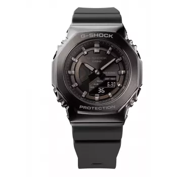 CASIO G-SHOCK GMS2100B8AER Moteriškas analoginis-skaitmeninis laikrodis, 40,4 mm, pilka dervos juosta
