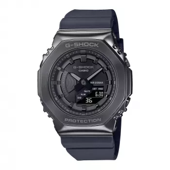CASIO G-SHOCK GMS2100B8AER Moteriškas analoginis-skaitmeninis laikrodis, 40,4 mm, pilka dervos juosta