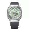 CASIO G-SHOCK Moteriškas Laikrodis GM-S2110-3AER Analoginis-Digitalinis 42,9mm Žalias Resinas/Nerūdijantis Plienas