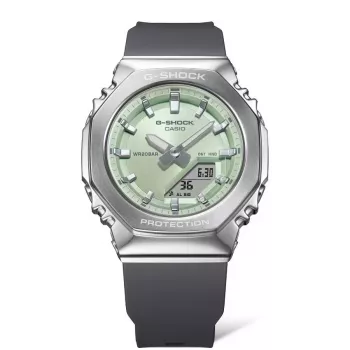 CASIO G-SHOCK Moteriškas Laikrodis GM-S2110-3AER Analoginis-Digitalinis 42,9mm Žalias Resinas/Nerūdijantis Plienas