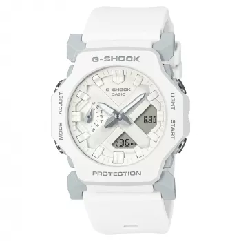CASIO GA-2300-7AER Women's Analog-Digital Watch, 42,9 mm, White Resin