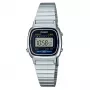 CASIO LA-670WD-1DF Moteriškas Skaitmeninis Laikrodis Sidabrinis Nerūdijantis Plienas 24mm