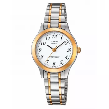 CASIO LTP1128G7BRDF Moteriškas analoginis kvarcinis laikrodis 33 mm auksinio atspalvio nerūdijantis plienas