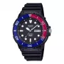 CASIO MRW-230H-1E2 Vyriškas Analoginis Laikrodis su Dervos Apyranke, 47.9 mm Korpusas, Juodas Ciferblatas, 100 m Atsparumas Vandeniui