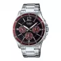 CASIO MTP1374D5AVDF Vyriškas analoginis kvarcinis laikrodis su nerūdijančio plieno apyranke ir rudu ciferblatu, 43,5 mm