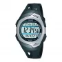 CASIO STR-300C-1VEF Unisex Digitalinis Laikrodis 35,2mm Derva Juoda