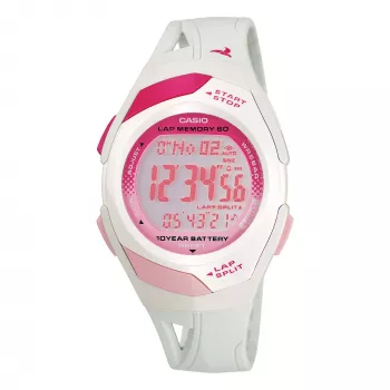 CASIO Women's Digital Quartz Watch STR-300-7EG 35,2mm Silver Resin