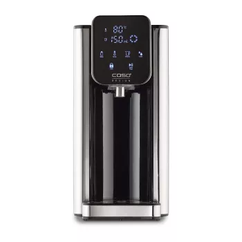 CASO HW 666 Inox Turbo karšto vandens dozatorius 2.7L 2600W nerūdijantis plienas/juoda