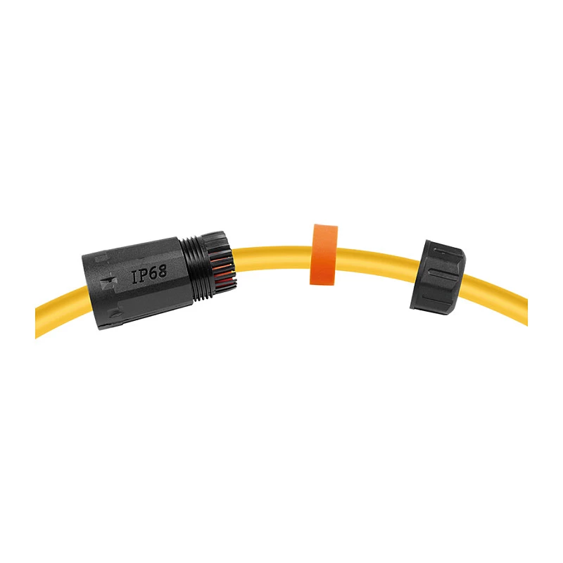 CAT6a lauko mova IP68 RJ45 lizdas-lizdas ekranuota Ethernet jungtis