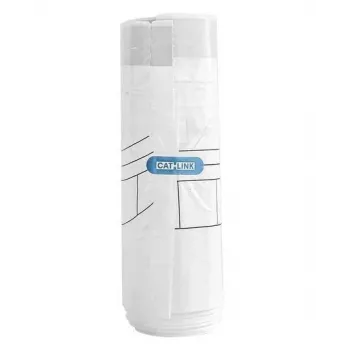 CATLINK CL-TB-01 Automatinės kačių tualeto atliekų maišeliai (2 ritiniai, 40 maišelių) – juodi HDPE