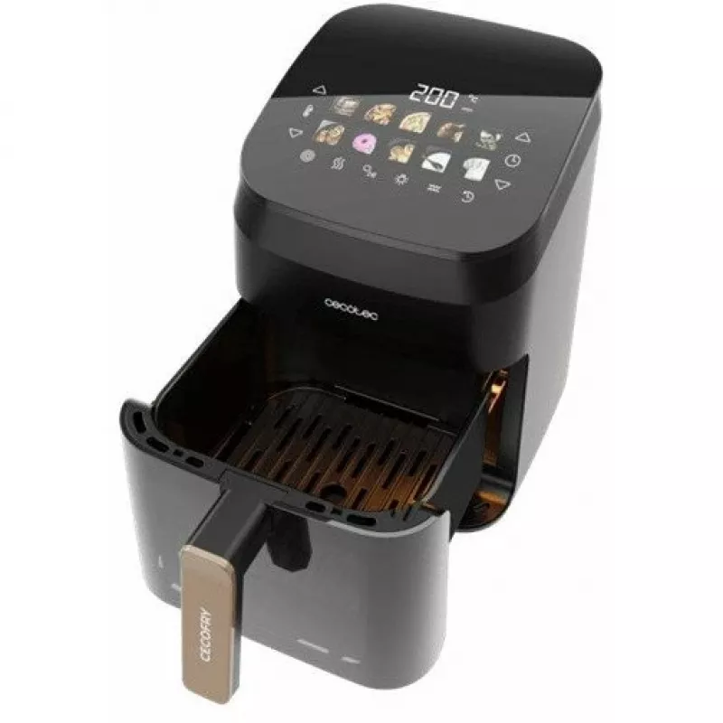 Cecotec Cecofry&Grill Smokin' 4500 oro gruzdintuvė, juoda