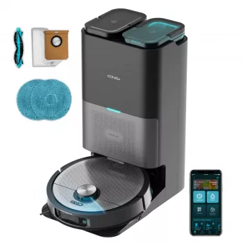 Cecotec Conga 20090 ProAI InfinitySoap Cut&Spa Robot Vacuum and Mop with Self-Emptying Base