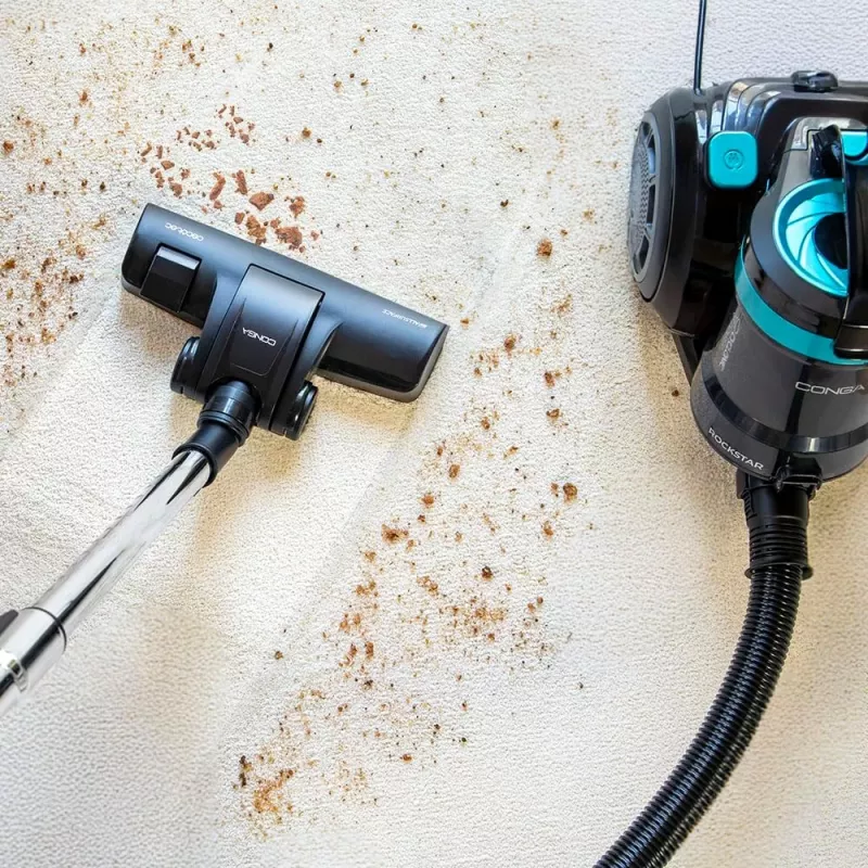 Cecotec Conga Rockstar Cyclonic Plus bekontaktis dulkių siurblys 800W 2L juodas