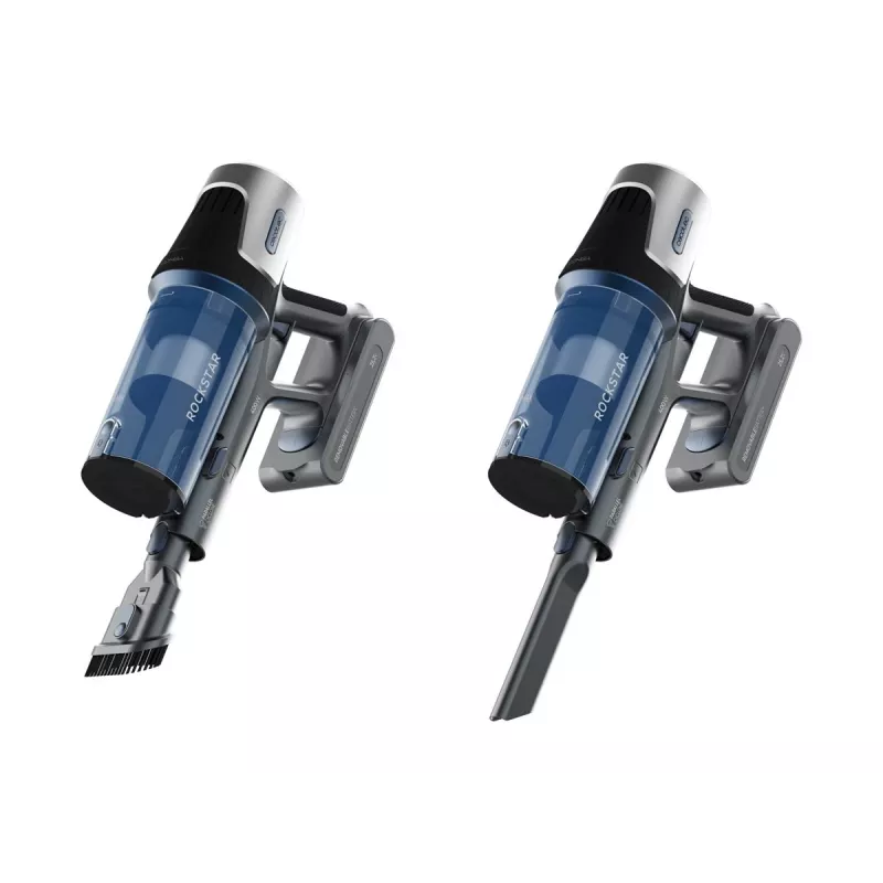 Cecotec Conga Rockstar P50 X-Treme belaidis rankinis dulkių siurblys, 400 W, 33.6 V, 60 min veikimo, juoda/mėlyna