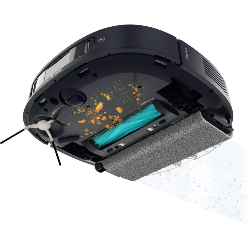 Cecotec Conga Z100 Robotinis dulkių siurblys, šlapias ir sausas, 20000 Pa, 320 min veikimo, 5200 mAh, 3 L talpa, juodas