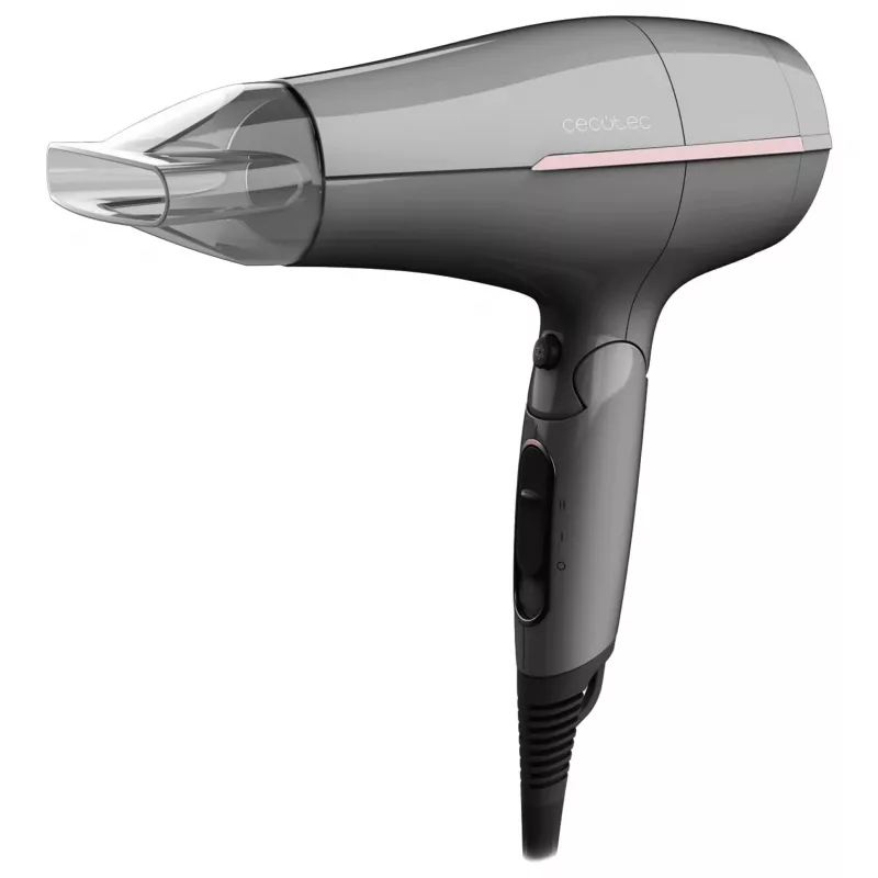 Cecotec IoniCare Power&Go Heaven 2000 W joninis plaukų džiovintuvas su difuzoriumi, pilkas