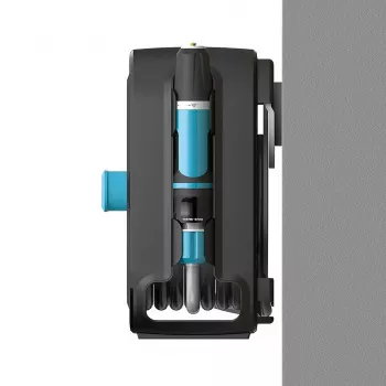 CELLFAST C55-400 Black Drum Box žarnos rietuvė, 60 m talpa, su rankena, atspari UV ir šalčiui