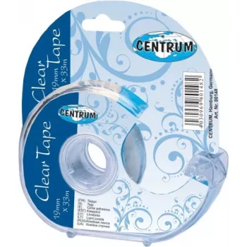 Centrum skaidri lipni juosta su dozatoriumi 19 mm x 33 m
