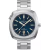 Certina DS Action Diver automatinis vyriškas laikrodis 43mm mėlynu ciferblatu, nerūdijančio plieno Milanese Mesh apyranke C041407190410