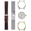 Certina DS Action Diver vyrų automatinis laikrodis 43 mm, sidabrinis ciferblatas, pilka NATO apyrankė C041407190310