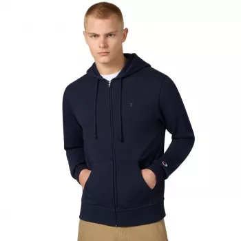 Champion Full Zip Hoodie Navy Blue 220786 BS501 XL