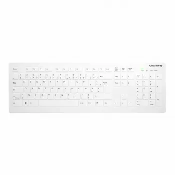 CHERRY AK-C8112 Medicininė belaidė klaviatūra 2,4 GHz šviesiai pilka