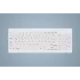 CHERRY Contour Active Key QuickClean AK-C7012 laidinė klaviatūra, juoda, QWERTY, USB, CHERRY SX žirklinė technologija, 105 klavišų, plonas dizainas, dezinfekuojamas paviršius