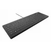 CHERRY Contour Design Active Key AK-C8112 pilno dydžio laidinė USB klaviatūra, žirkliniai jungikliai, QWERTZ išdėstymas, juoda