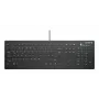 CHERRY Contour Design Active Key AK-C8112 pilno dydžio laidinė USB klaviatūra, žirkliniai jungikliai, QWERTZ išdėstymas, juoda