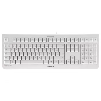 Cherry KC 1000 klaviatūra – Pan Nordic – šviesiai pilka