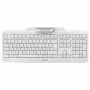 CHERRY Smart Board 1150 KB RSFlat mechaninė klaviatūra su MSR, USB, pilno dydžio, balta (QWERTZ)