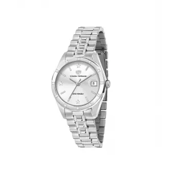 CHIARA FERRAGNI Moteriškas laikrodis Logomania R1953100514 32 mm Rožinis auksas Nerūdijančio plieno tinklelis