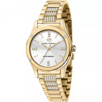 Chiara Ferragni Moteriškas Laikrodis R1953102506 32 mm Sidabrinis Nerūdijančio Plieno Milano Tinklelio Apyrankė