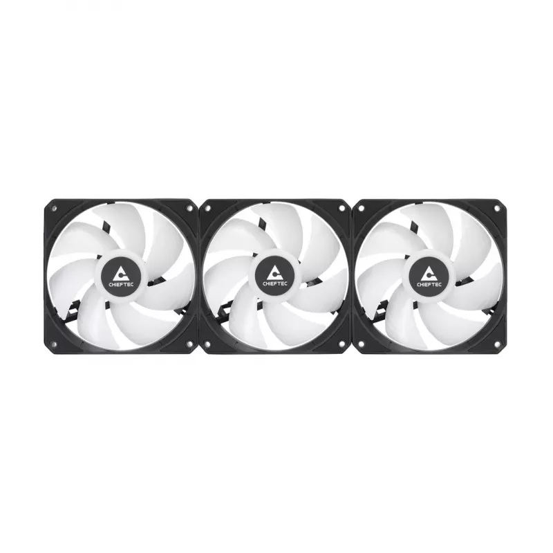 Chieftec Iceberg PRO 360 RGB skysčio aušinimo sistema CPU su VRM ventiliatoriumi – 360 mm radiatorius, ARGB PWM ventiliatoriai, varinis šaltnešio blokas, palaiko Intel LGA 1700/1200/115x/2066/2011 ir AMD AM5/AM4/AM3+/AM3/AM2+/AM2/FM2+/FM2/FM1, juoda