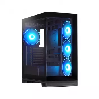 Chieftec Vista Max GX-30B-OP Mid Tower ATX korpusas su 4 ARGB ventiliatoriais ir grūdintu stiklu, juodas