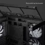 Chieftec Vista Max GX-30B-OP Mid Tower ATX korpusas su 4 ARGB ventiliatoriais ir grūdintu stiklu, juodas