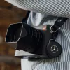 Chipolo LOOP Mercedes – Įkraunamas Bluetooth sekiklis su silikonine kilpa, skirtas iOS ir Android, juodos spalvos